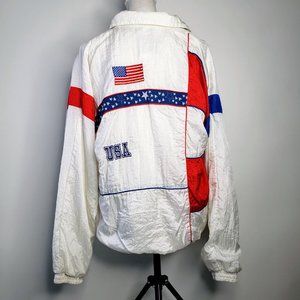 2B Active USA Vintage 80s American Windbreaker Jacket M